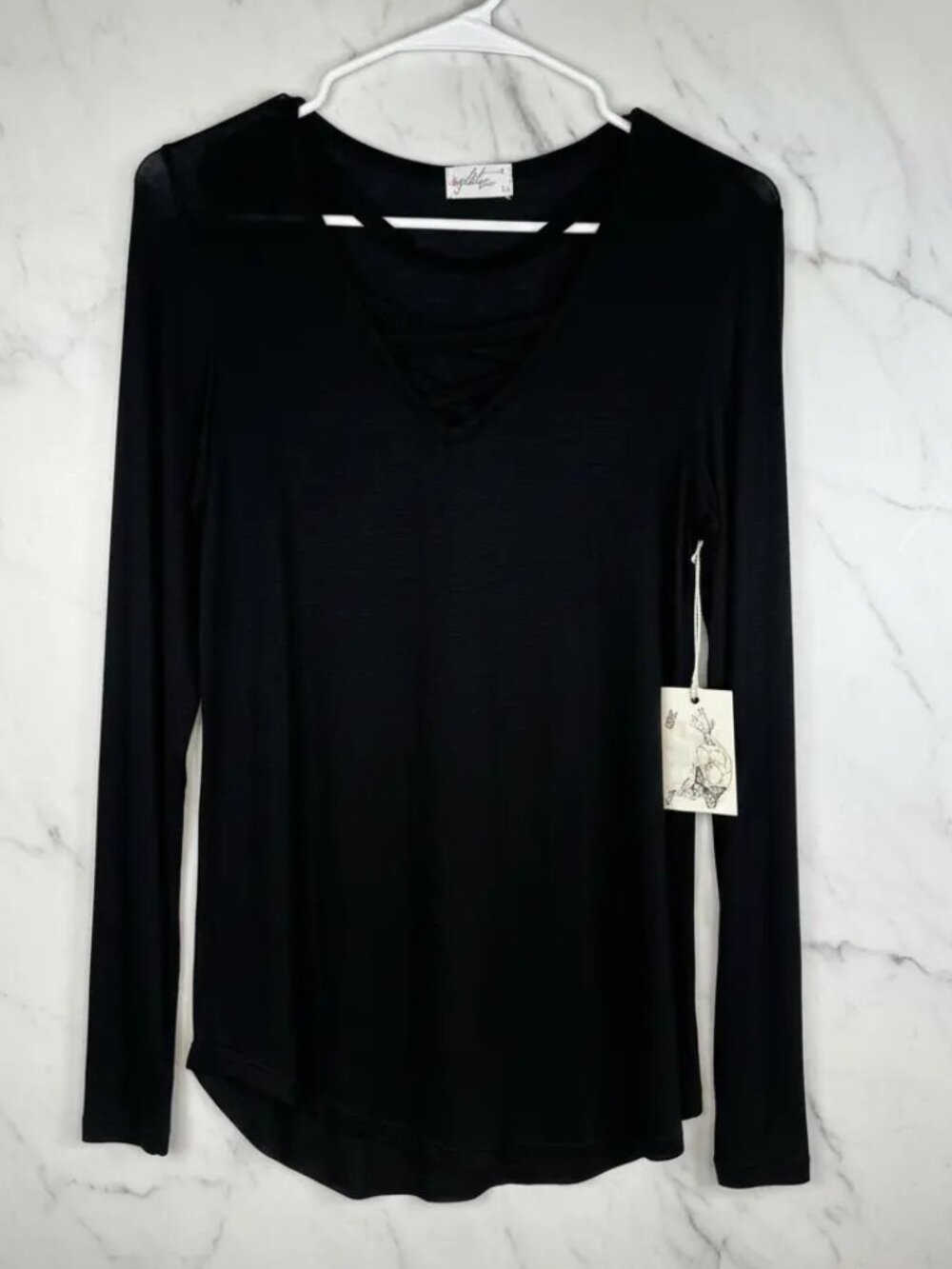 GLITZ Black long sleeve